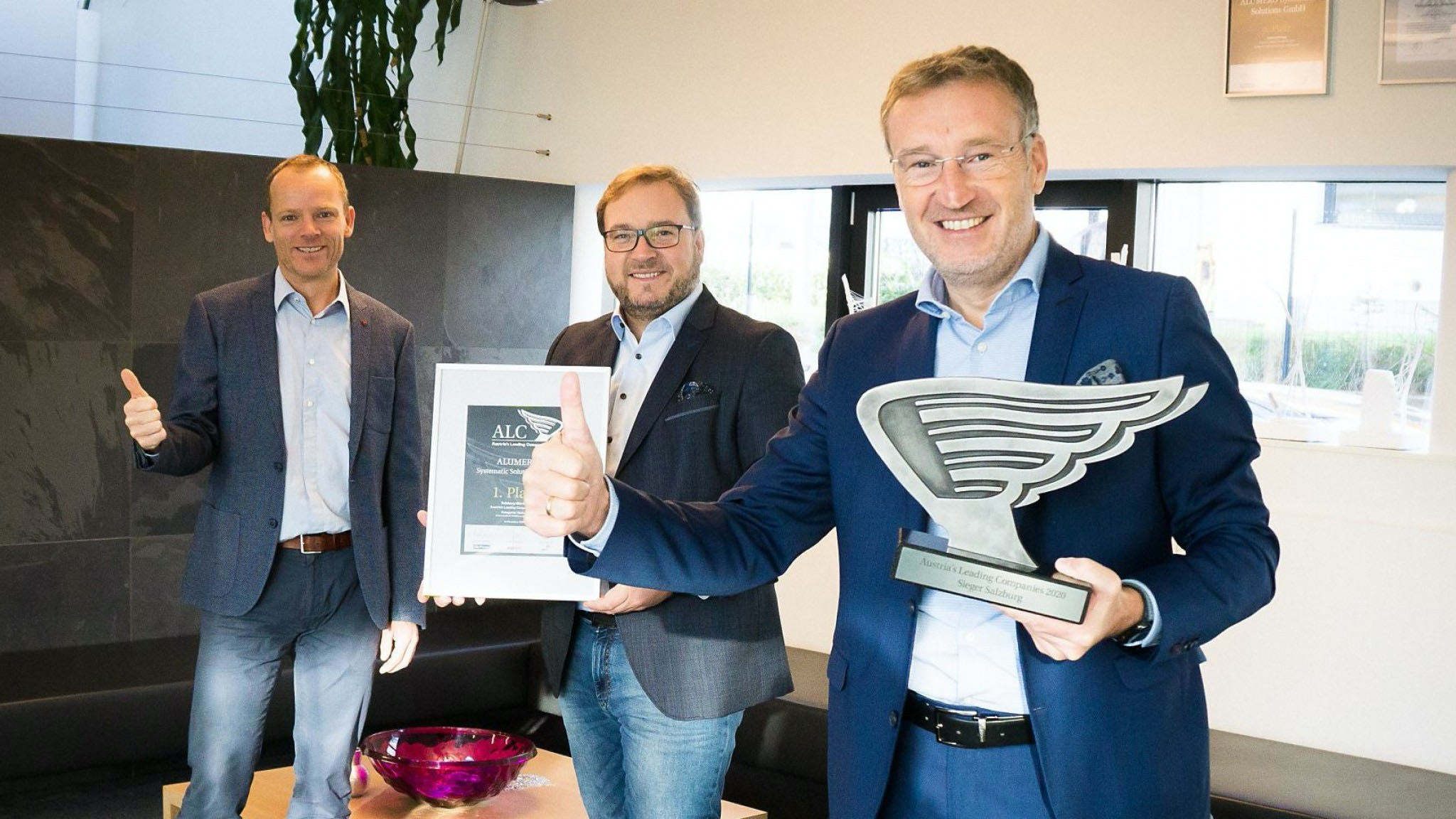 [Translate to EN:] Erster Preis beim Austria's Leading Companies Award